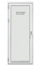 Balkongdør 100x210cm Venstre 3-lags U 0,8 Passiv thumbnail
