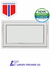 Toppsving Vindu 100x60cm 3-lags U 0,8 Passiv thumbnail