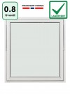 Toppsving Vindu 110x120cm 3-lags U 0,8 Passiv thumbnail