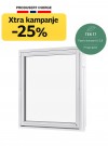 Toppsving Vindu 110x110cm 3-lags U 0,8 Passiv thumbnail