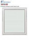 Toppsving Vindu 120x130cm 3-lags U 0,8 Passiv thumbnail