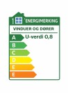 Toppsving Vindu 80x120cm 3-lags U 0,8 Passiv thumbnail