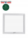 Toppsving Vindu 130 x 120 cm - 3-lags U-verdi 0,8 thumbnail