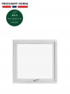 Toppsving Vindu 100 x 100 cm - 3-lags U-verdi 0,8  thumbnail