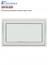 Toppsving Vindu 80x50cm 3-lags U 0,8 Passiv thumbnail