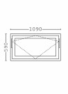 Toppsving Vindu 110x60cm 3-lags U 0,8 Passiv thumbnail
