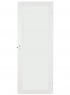 Innerdør Q-Edge 1 Glassdør 80x210 hvitmalt bomull  thumbnail