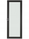 Innerdør Q-Edge 1 Glassdør 100x210 Dempet sort thumbnail
