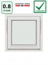 Toppsving Vindu 50x50cm 3-lags U 0,8 Passiv thumbnail