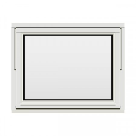 TOPPSVING VINDU 100x80CM  2-LAGS
