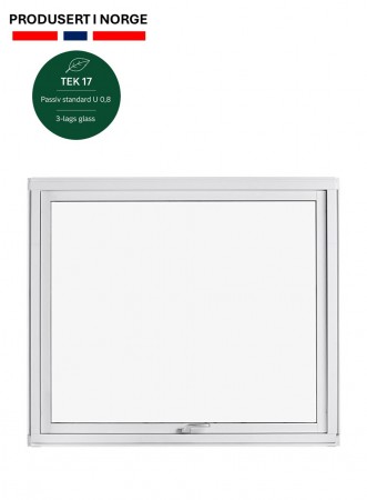 Toppsving Vindu 140 x 120 cm - 3-lags U-verdi 0,8