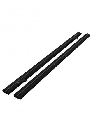 Karmsider 190cm m/dempelist Dempet sort S8500N