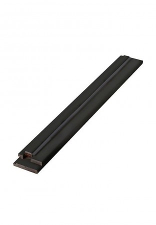 Karmoverstykke 80cm m/dempelist Dempet sort S8500N