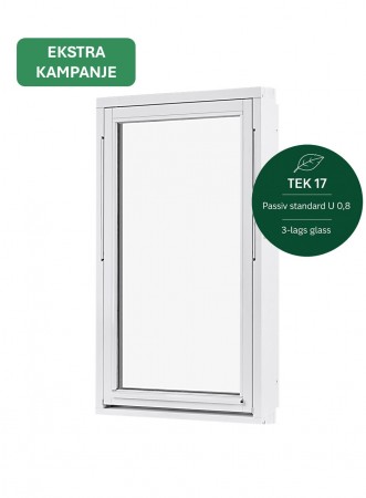 Optima Toppsving Vindu 80x120cm U 0,8 Passiv