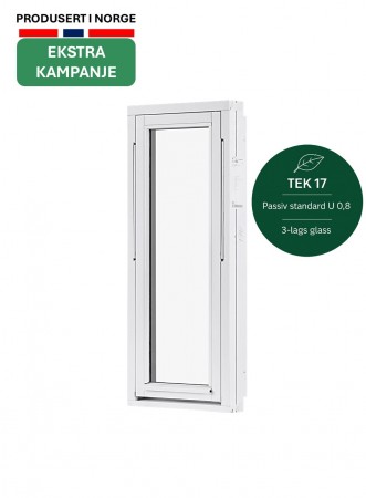 Toppsving Vindu 50x110cm 3-lags U 0,8 Passiv