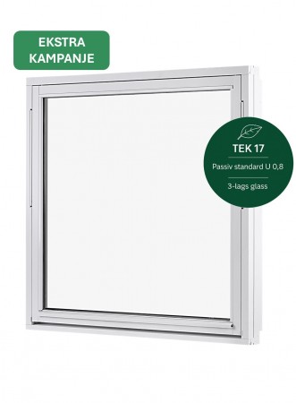 Optima Toppsving Vindu 130x120cm U 0,8 Passiv