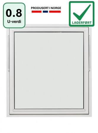 Toppsving Vindu 110x120cm 3-lags U 0,8 Passiv