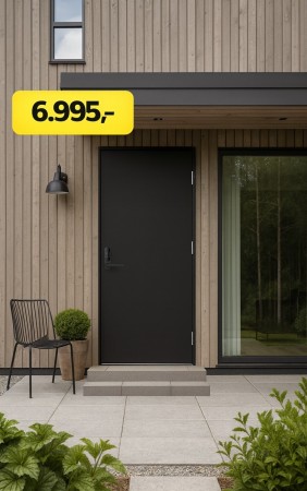 YTTERDØR TORSVIK DEMPET SORT 