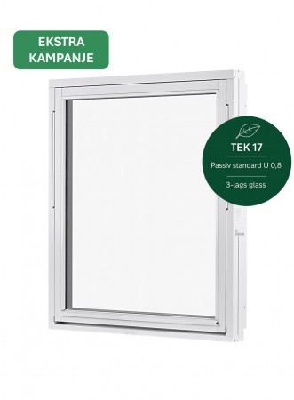 Optima Toppsving Vindu 110x120cm U 0,8 Passiv