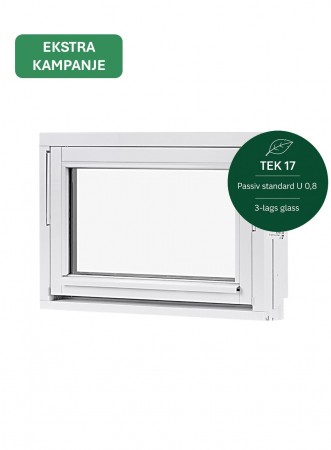 Optima Toppsving Vindu 80x60cm U 0,8 Passiv