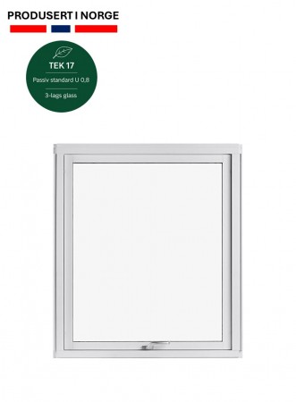 Toppsving Vindu 100 x 120 cm - 3-lags U-verdi 0,8