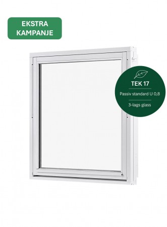 Optima Toppsving Vindu 110x110cm U 0,8 Passiv