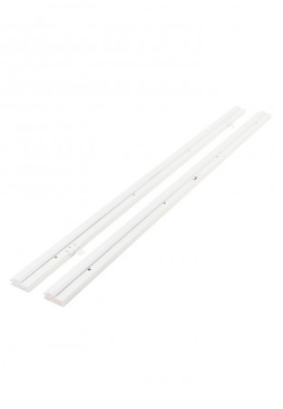 Karmsider 190cm m/dempelist Klassisk hvit S0500N