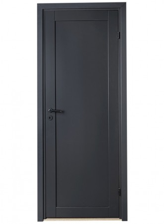 Innerdør Q-Edge 1 100x210 Dempet sort