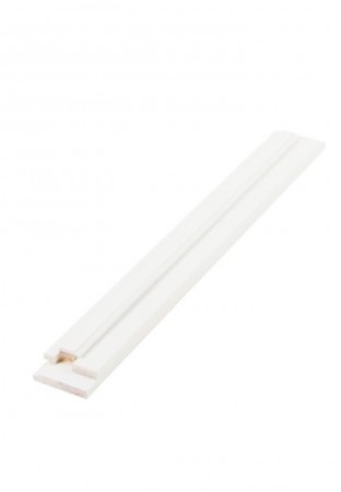 Karmoverstykke 90cm m/dempelist Klassisk hvit S0500N